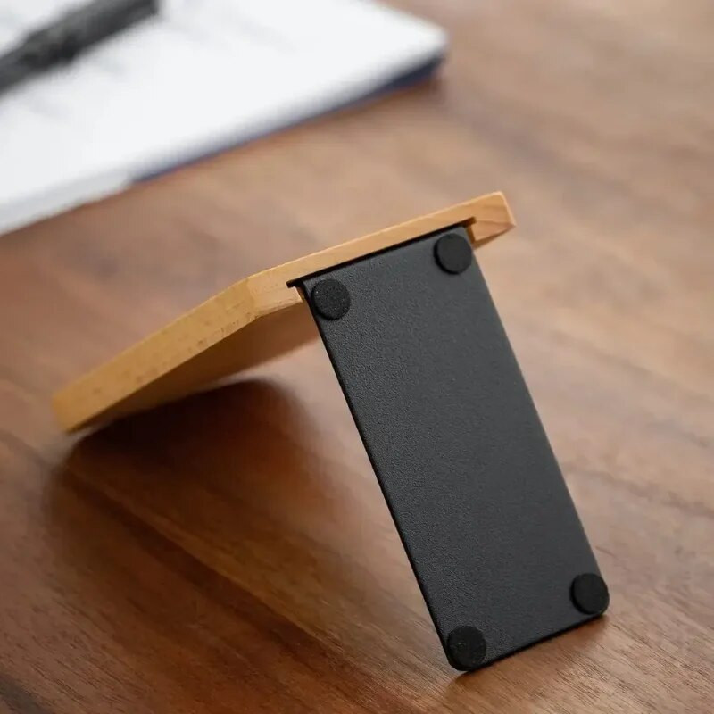 Βιβλιοθήκες Βιβλιοθήκη Ακραίες βιβλίων Βάση βάσης ραφιού Organizer γραφείου Home Bamboo Nature