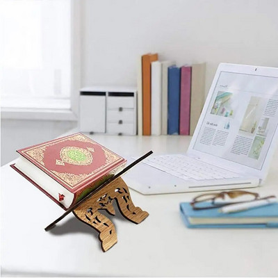 Hoiuriiul puidust raamatualus Kena välimusega mini-dekoratiivne raamatuhoidja Kasulik eemaldatav vastupidav hoiuhoidja õppimiseks