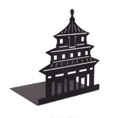 1 PC Creative Art Design Μεταλλικά πώματα βιβλίων Creative Landmarks Κτίρια βιβλιοθηκών Οργανωτής βιβλίων Δημιουργικά δώρα γενεθλίων