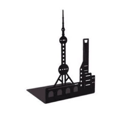 1 PC Creative Art Design Μεταλλικά πώματα βιβλίων Creative Landmarks Κτίρια βιβλιοθηκών Οργανωτής βιβλίων Δημιουργικά δώρα γενεθλίων