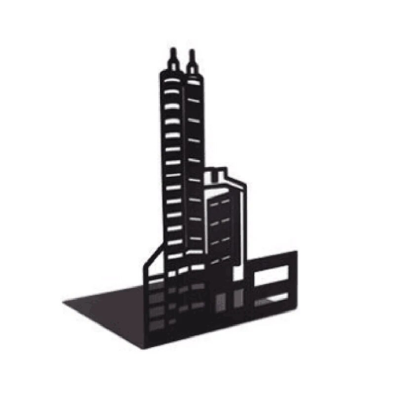 1 PC Creative Art Design Μεταλλικά πώματα βιβλίων Creative Landmarks Κτίρια βιβλιοθηκών Οργανωτής βιβλίων Δημιουργικά δώρα γενεθλίων