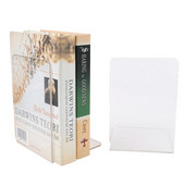 Διαφανές ακρυλικό βιβλιοστάσιο σε σχήμα L Ράφι βιβλίων ράφι οθόνης σετ άλμπουμ