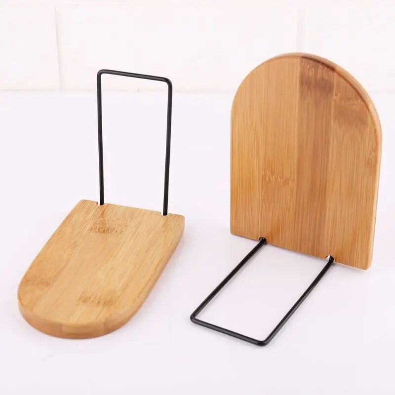 Nature Bamboo Desktop Office Home Bookends Βιβλιοθήκη Βιβλιοθήκη Κέλυφος 69HA