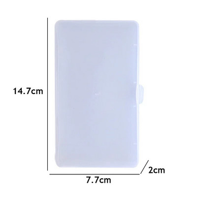 Νέα αυτοκόλλητα χαρτικά Πλαστικό κουτί αποθήκευσης Organizer Διαφανές επιτραπέζιο δοχείο αποθήκευσης Πλαστική θήκη εργαλείων τέχνης για χειροτεχνία