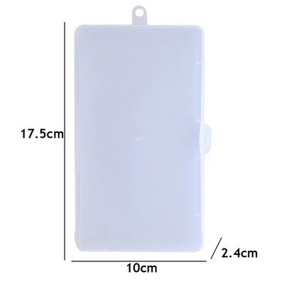 Νέα αυτοκόλλητα χαρτικά Πλαστικό κουτί αποθήκευσης Organizer Διαφανές επιτραπέζιο δοχείο αποθήκευσης Πλαστική θήκη εργαλείων τέχνης για χειροτεχνία