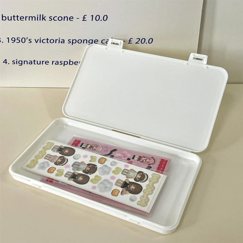 Sharkbang 2023 jauns balts glabāšanas kastes galddatora organizētājs lielas ietilpības pastkaršu uzlīmju kastes apakšpakojuma turētājs kancelejas preces