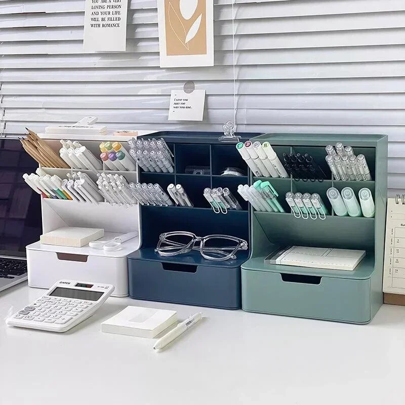 Daugiafunkcis įstrižas rašiklio laikiklis biuro stalinis rašiklis, kibiras studentui dovanų raštinės reikmenų laikymo dėžutė, rašomojo stalo priedai