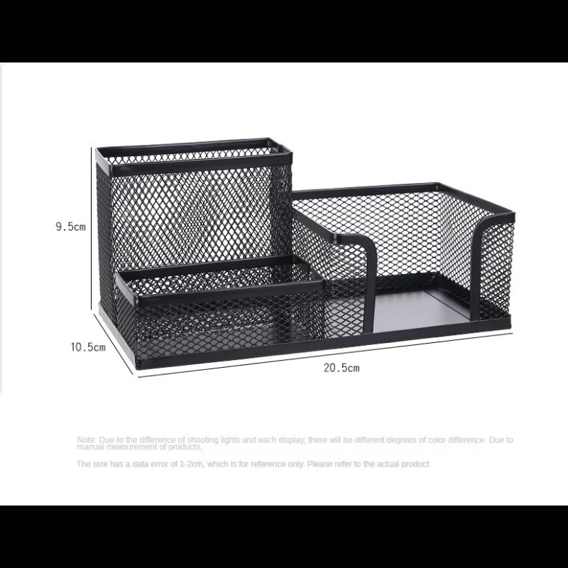 Kirjatarvete pliiatsikott Lauaarvuti pliiatsikott Loominguline metallist võrgust õõnsa disainiga õpilaste värvipliiats Suure mahutavusega pliiatsikott