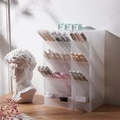 Kawaii Creative Multifunktsionaalne 4 ruudustikuga lauaarvuti pliiatsihoidja meigihoidja koolikontori tarvikud pliiatsihoidja