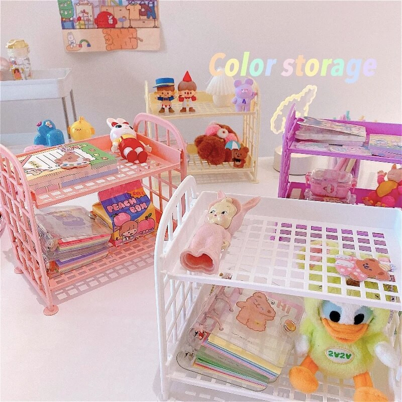 File Box Desktop Organizer Μακιγιάζ Κουτί αποθήκευσης Πτυσσόμενο ράφι Θήκη στυλό Δοχείο αποθήκευσης γραφείου Σχολική γραφική ύλη