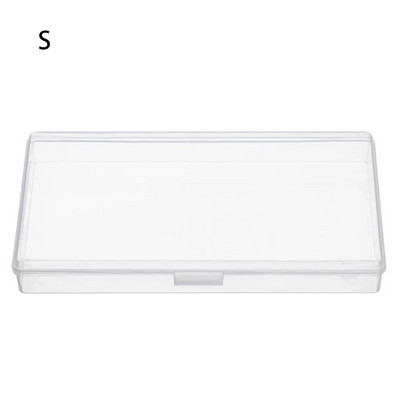 Ins Caurspīdīgs darbvirsmas organizators zīmuļu kastīte plastmasas rakstāmgalda uzglabāšanas kaste Klasifikācijas kaste Skolas biroja piederumi Kancelejas preces