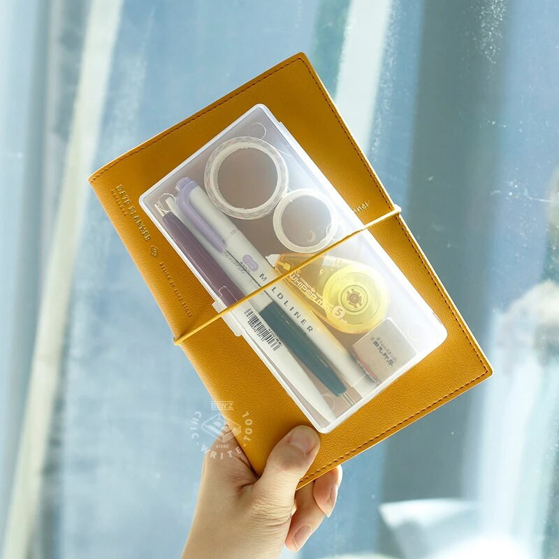 1 arvuti kirjatarvete kleebised plastikust hoiukarbi korraldaja konteineri kunstitööriista ümbris käsitöö lauaarvuti jaoks