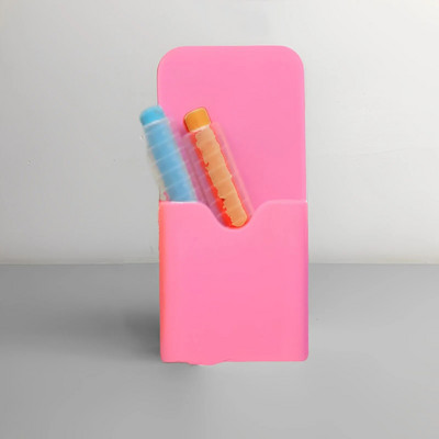 Μαγνητικό κουτί αποθήκευσης χρώματος Candy Πλαστικός πίνακας μαρκαδόρος Στυλόθήκη Ψυγείο Δοχείο γραφείου σπιτιού Ατζέντα Σχολικά είδη