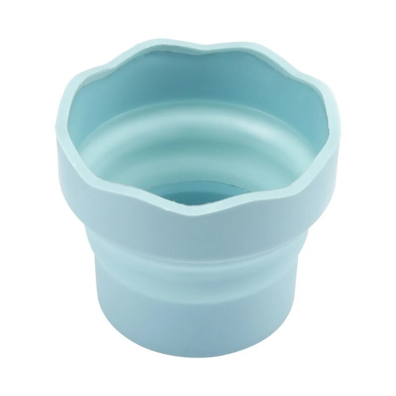 Sulankstomas vandens puodo dažymo šepetėlis plovimo kibiras Mini akvarelės teptuko kibiras Drop Pristatymas