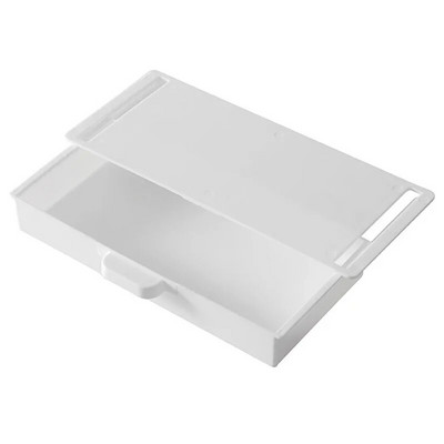 2022 Simple Under Desk Drawer Organizer Κρυφό κουτί αποθήκευσης επιφάνειας εργασίας για αυτοκόλλητο σταθερό δοχείο θήκης στυλό γραφείου