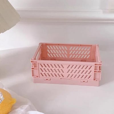 Salokāma glabāšanas kaste Saliekamais grozs Saliekams Stacionārais organizators Jauki grims Juvelierizstrādājumu rotaļlietu kastītes uzglabāšanas galda organizatoram