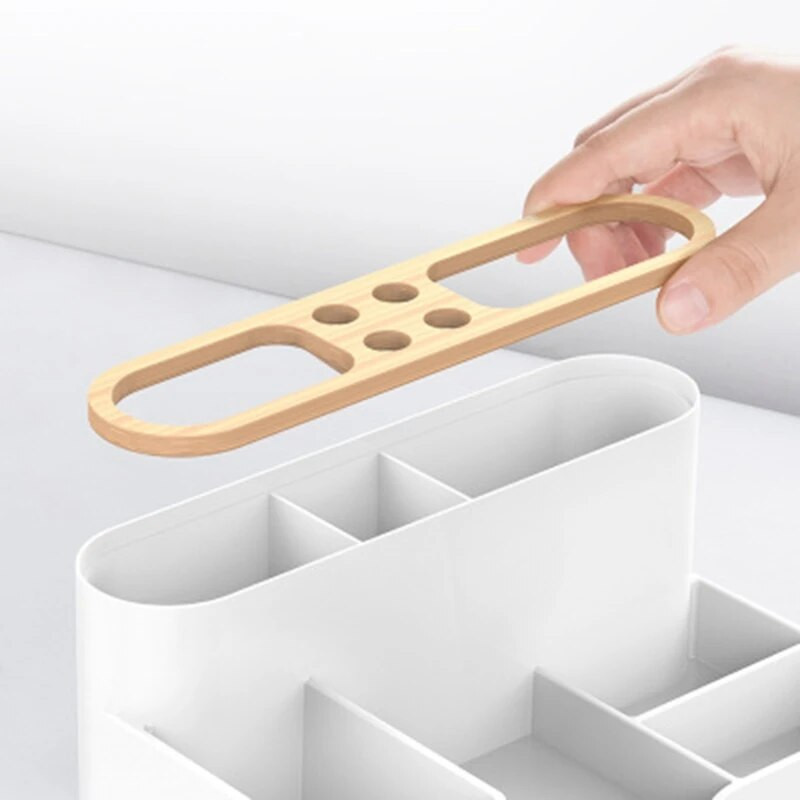 Multifunktsionaalne kirjatarvete hoiukarp teler kliimaseade kaugjuhtimispuldi kogumise korraldaja praktiline kudede karbi tööriist