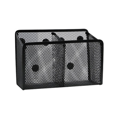 Multifunktsionaalne magnetiline hoiukorv Loominguline magnetiline metallist võrgust pliiatsihoidja Kodukontori prügikorter 1/2/3 võre valikuline