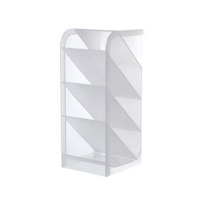 Läbipaistev lauapliiatsihoidja pliiats meigipintsel huulepulga korraldaja hoiukarp lastele pühadepeo kingitus