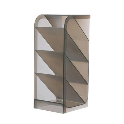 Läbipaistev lauapliiatsihoidja pliiats meigipintsel huulepulga korraldaja hoiukarp lastele pühadepeo kingitus