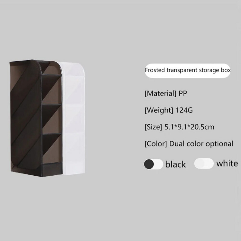 Läbipaistev lauapliiatsihoidja pliiats meigipintsel huulepulga korraldaja hoiukarp lastele pühadepeo kingitus