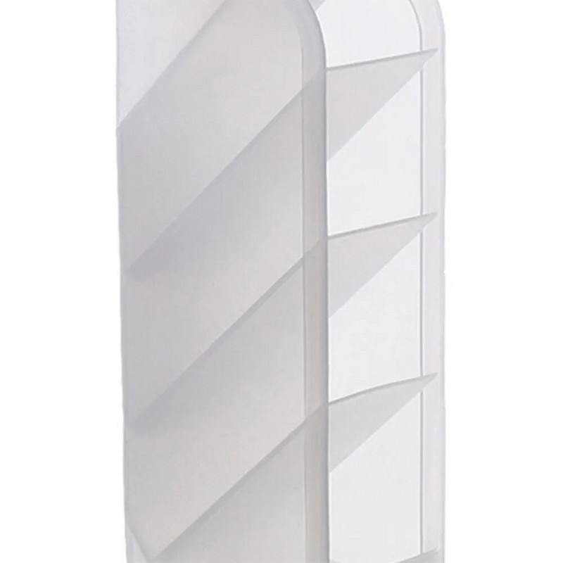 Läbipaistev lauapliiatsihoidja pliiats meigipintsel huulepulga korraldaja hoiukarp lastele pühadepeo kingitus