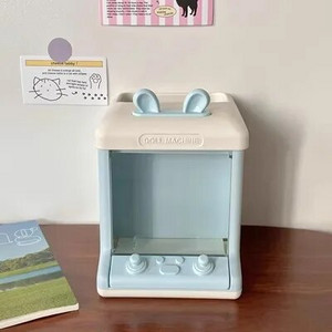 MINKYS Creative House Shape Doll Storage Box&Penholder Πολυλειτουργική επιτραπέζια οργάνωση γραφείου Σχολική γραφική ύλη