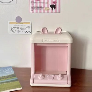 MINKYS Creative House Shape Doll Storage Box&Penholder Πολυλειτουργική επιτραπέζια οργάνωση γραφείου Σχολική γραφική ύλη