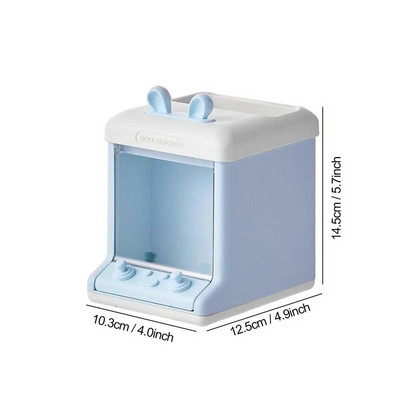 Κινούμενα σχέδια θήκη για στυλό Cute Rabbit Ear Pen Box Φοιτητές Προμήθειες μελέτης Δώρα Οργάνωση γραφείου Kawaii School Stationery