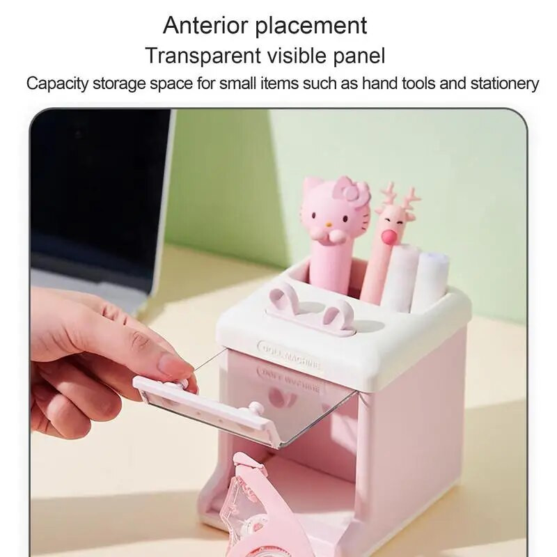 Κινούμενα σχέδια θήκη για στυλό Cute Rabbit Ear Pen Box Φοιτητές Προμήθειες μελέτης Δώρα Οργάνωση γραφείου Kawaii School Stationery