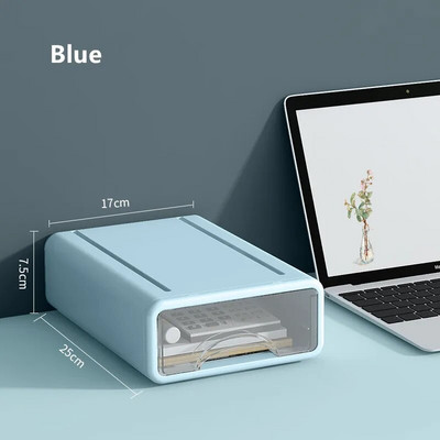 Laua hoiusahtlid Korraldaja Dokumendikarp Kosmeetika Töölaua hoiukarp Kodukontori kirjatarbed Virnastatav