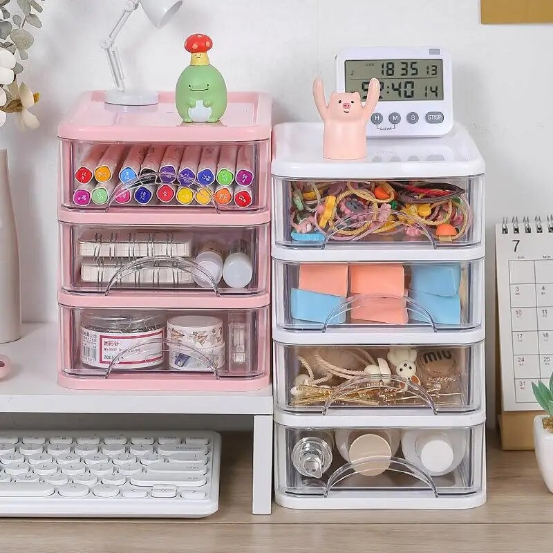 Jauns rakstāmgalda uzglabāšanas atvilktņu organizators Daudzfunkcionāla galda kaste ar pildspalvas turētāju Biroja mājas uzglabāšanas skapis