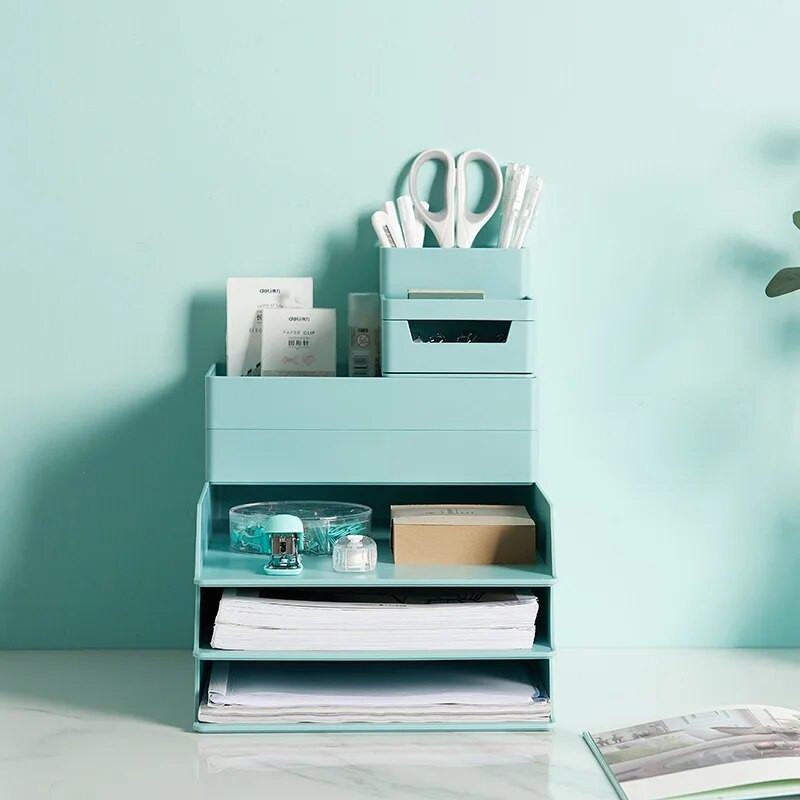 Biroja galddators A4 formāta glabāšanas plaukts, kombinēts izvelkamais mājas rakstāmgalds.