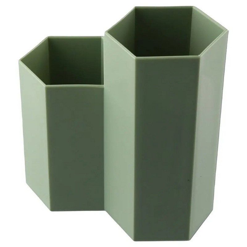 Plastics Πολλαπλών λειτουργιών οργάνωσης γραφείου Νέο Green Cover χαριτωμένο θήκη για στυλό Organizer Office