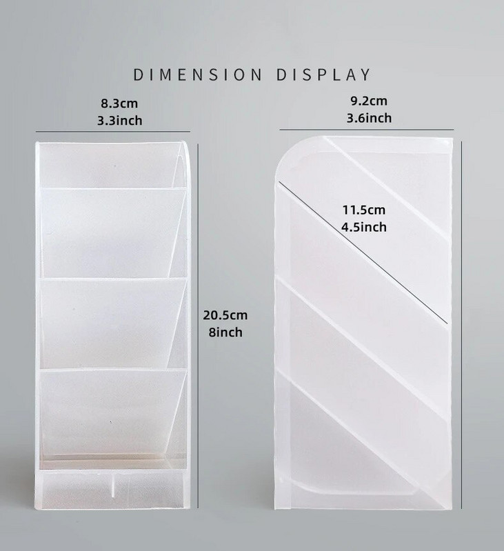 Laua hoiustamispliiatsihoidja pliiatsihoidja sisestus, tüüp 5 lahtrit värvitabel Korralik mahuti ümbris korraldaja A7466