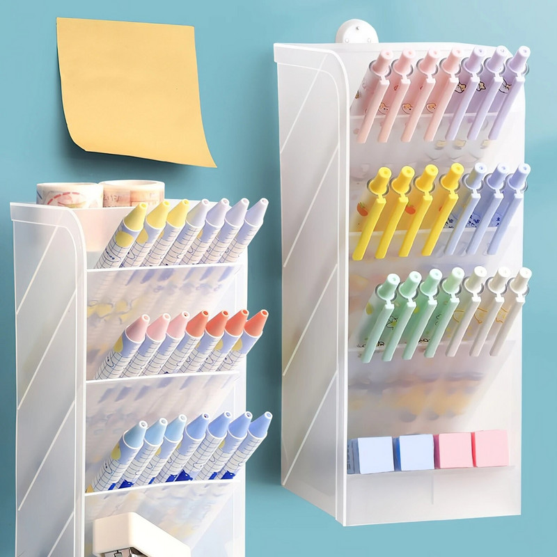 Laua hoiustamispliiatsihoidja pliiatsihoidja sisestus, tüüp 5 lahtrit värvitabel Korralik mahuti ümbris korraldaja A7466