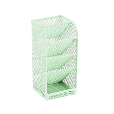 Võrgusilmast kirjatarvete Caddy lauaplaneerija 4 pesaga hoiustamise jaoks Värvilised pliiatsid värvipliiatsid Värvipintslid Art Studio kontor