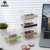 Mr. Paper Multipurpose Tape Cutter Όμορφη διαφανής ταινία Organizer Desktop Organizer Εύχρηστα είδη γραφικής ύλης Αξεσουάρ γραφείου