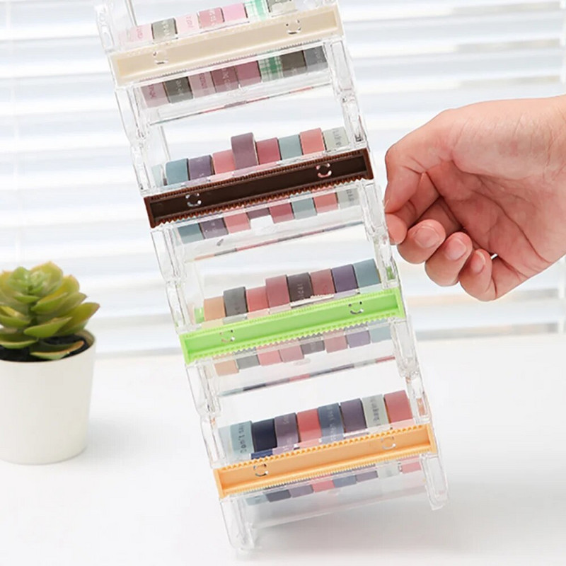 Mr. Paper Multipurpose Tape Cutter Όμορφη διαφανής ταινία Organizer Desktop Organizer Εύχρηστα είδη γραφικής ύλης Αξεσουάρ γραφείου