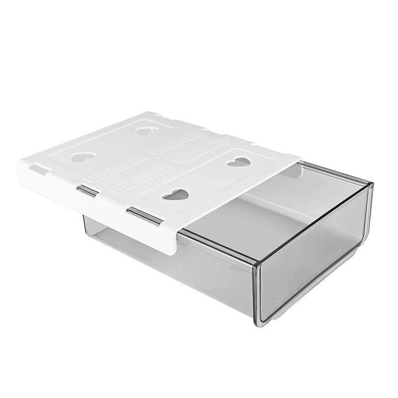 Daudzfunkcionālas atvilktnes tipa galddators zem rakstāmgalda uzglabāšanas kaste Slēptais biroja organizators Atvilktņu kastes Galda kancelejas piederumu kastes glabāšanas rīki