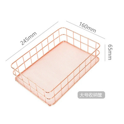 Pildspalvu turētājs Dzelzs glabāšanas grozs Rožu zelta glabāšanas grozs Rotaslietas Dažādi Augļu glabāšanas grozs Japāņu metāla glabāšanas galds