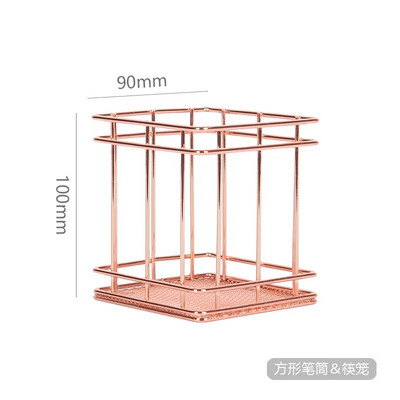 Pildspalvu turētājs Dzelzs glabāšanas grozs Rožu zelta glabāšanas grozs Rotaslietas Dažādi Augļu glabāšanas grozs Japāņu metāla glabāšanas galds