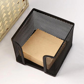 Užrašų bloknoto laikiklis Metalinis darbalaukio užrašų bloknotas Lipnus užrašų tinklelis didelės talpos lengvas užrašų bloknoto konteineris namų reikmenys