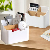 Kaugjuhtimispuldi hoiukarp Praktiline salvrätikukarp Kodu kosmeetikahoidla Box Office Laud Hoiuhoidja pliiatsihoidja lauaarvuti kronstein