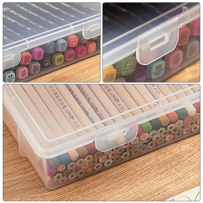 Kaasaskantav lauaarvuti korraldaja läbipaistev kontoritarbed kirjatarvete ümbris Mark pliiatsikarp Pliiatsikarp hoiukarp