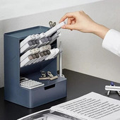 Įstrižas rašiklio laikiklis Biuro didelės talpos darbalaukio organizatorius rašikliai Studentų dovanų raštinės reikmenų laikymo dėžutės priedai priedai