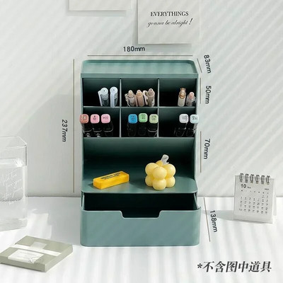 Įstrižas rašiklio laikiklis Biuro didelės talpos darbalaukio organizatorius rašikliai Studentų dovanų raštinės reikmenų laikymo dėžutės priedai priedai