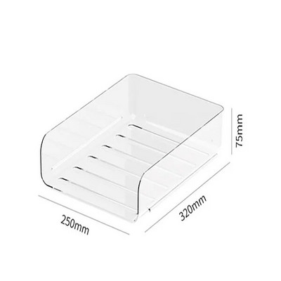 PET Desktop Stationery Storage Box Συρτάρι ράφι Multi-Layer Organizer Γραφείο Κοσμήματα Κουτιά αποθήκευσης καλλυντικών Home Organizers
