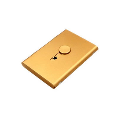 Metalni držač posjetnica Kutija za ručne kartice za guranje Bankovna kartica Članski paket Ultra tanka kutija za pakiranje posjetnica Organizator