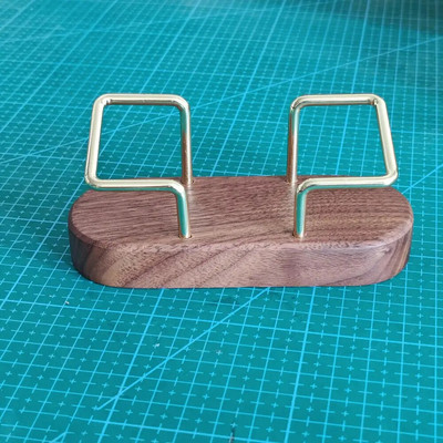 Visiitkaardihoidja Korraldaja Kontori laud vitriinalus Memolett Aksessuaarid Lauariiul Kodu Puidust kaardihoidja Panipaik